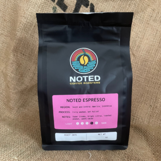 Noted espresso blend coffee