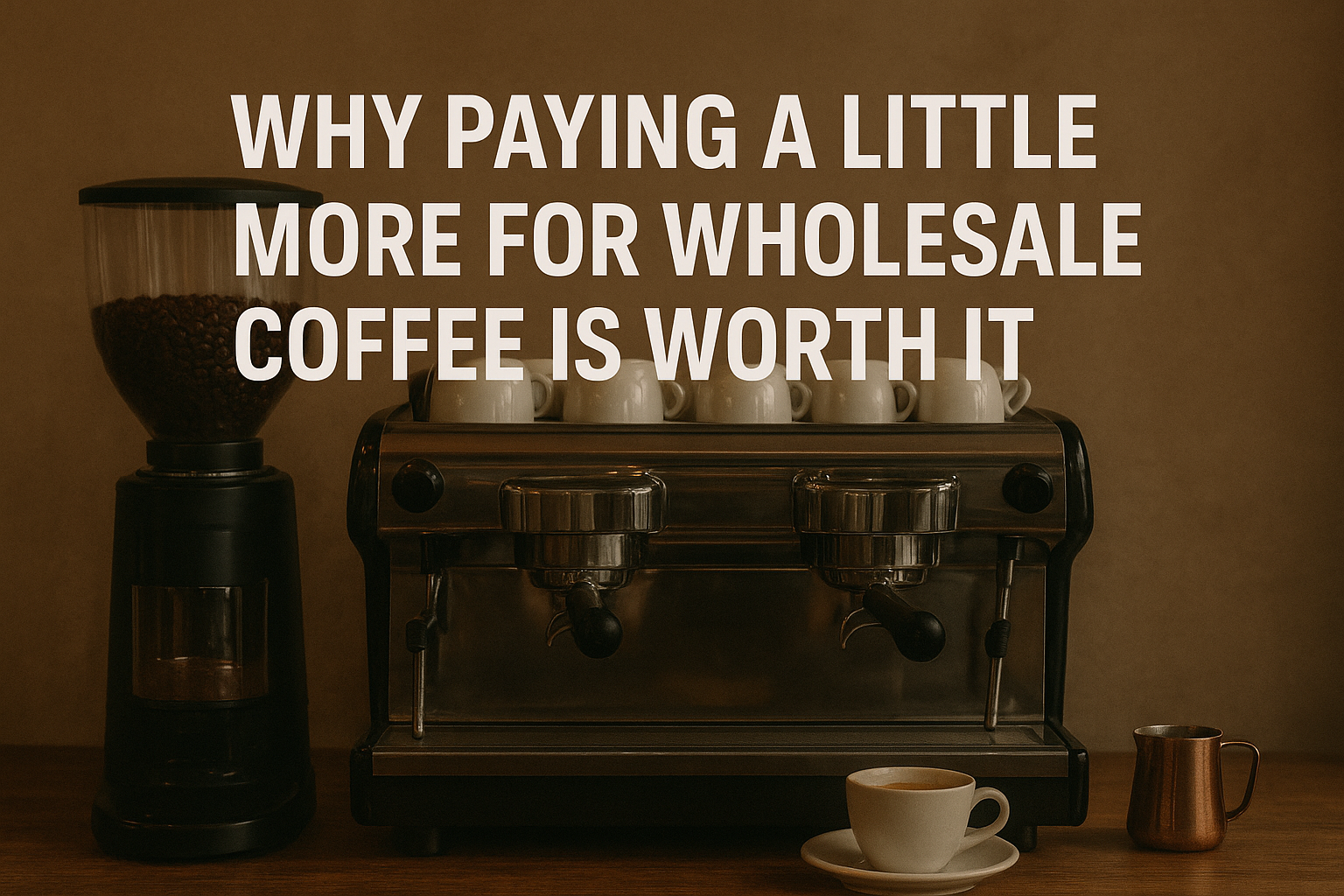 why paying a little more for wholesale coffee is worth it